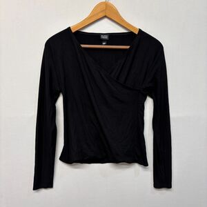 Eileen Fisher Long Sleeve Blouse Top Shirt Size Small Italian Fabric C050 -9